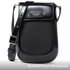 Kate Spade Sam Icon North South Crossbody - Black